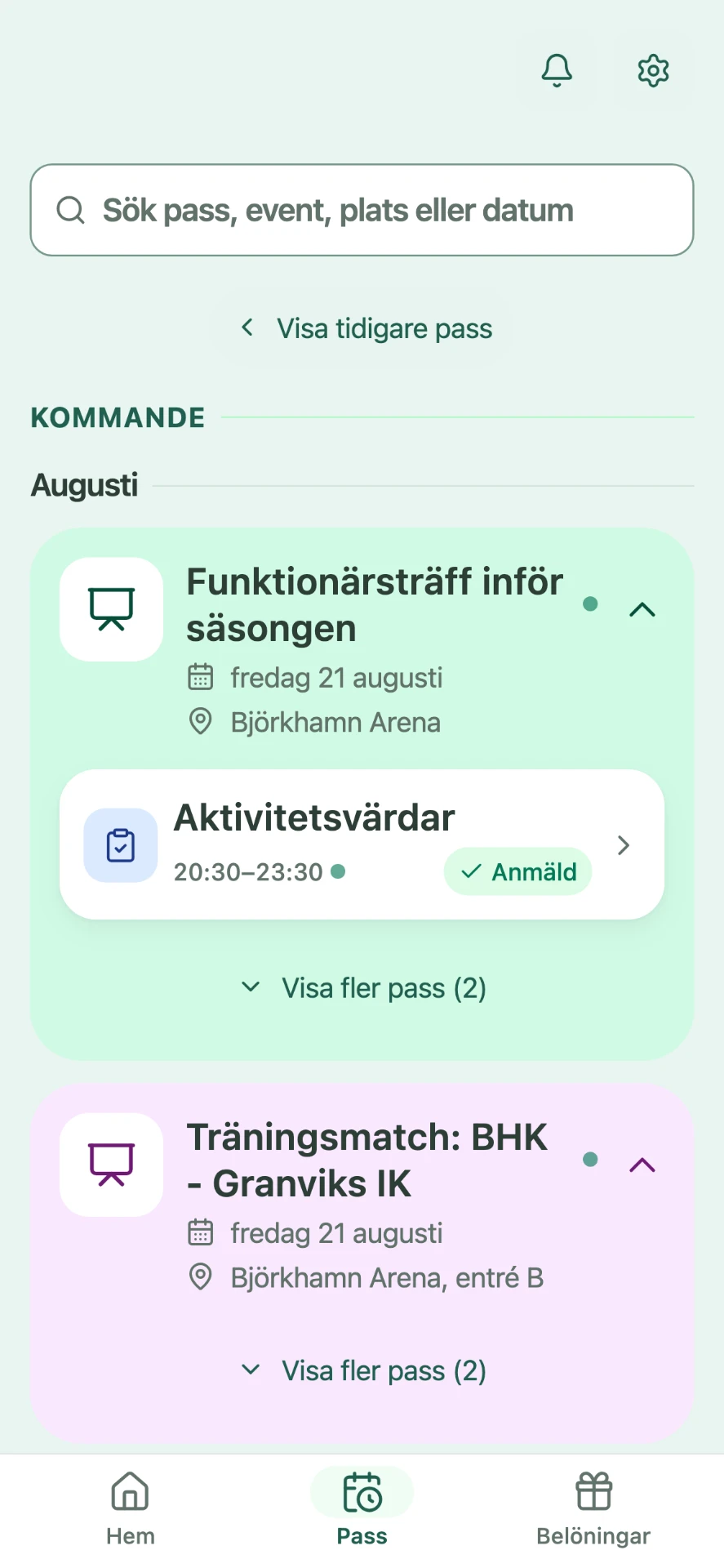 ClubWork-appen för funktionärer